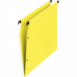 DOSSIERS SUSPENDUS ARMOIRE FOND 15MM JAUNE PQT 25 100330944