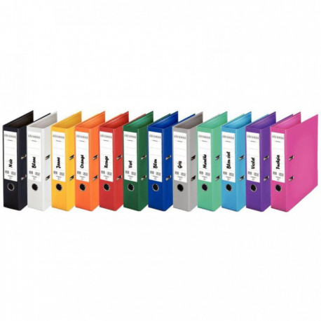 CLASSEUR CHROMOS+ DOS 8 JAUNE