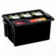 BAC DE RANGEMENT STRATA 14,5 LITRES NOIR