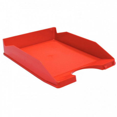 CORBEILLE ROUGE COURRIER OPAQUE RECYCLABLE H6,5CM FAPI BY  93-03