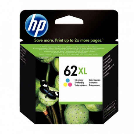 C2P07AE#UUS HP 62XL cartouche d'encre trois couleurs haute capacité pages HP