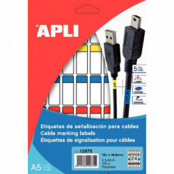  ETIQUETTE POUR  CABLES 48.8X19.1MM PQT120