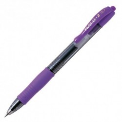 STYLO ROLLER  PILOT G2 0.7mmVIOLET RÉTRACTABLE 4902505210457