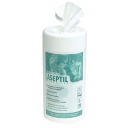 LINGETTES ASEPTIL DESINFECTANT MAINS /OBJETS BTE100 MILIEU MEDICAL