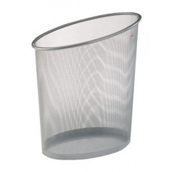 CORBEILLE PAPIER METAL MESH GRIS 20L