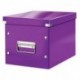 BOÎTE DE RANGEMENT CLICK AND STORE CUBE VIOLET 61090062