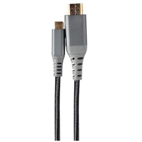CORDON HDMI VERS USB-C 1,8M GRIS