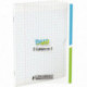 CAHIER PIQUE 96P 2 SECTIONS DE 48P 2 INDEX COUV. PP 17X22 SEYES 90G CONQUERANT DUO ECOLABEL PEFC