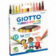 FEUTRE COLORIAGE MOYEN ETUI12 TURBO COLOR TONS PEAUX GIOTTO