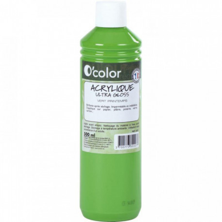 FL 500ML PEINT ACRYLIQ VRT PRI