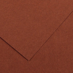 PAQUET DE 10 FEUILLES COLORLINE 50X65 CM 150 G CHOCOLAT