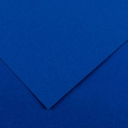 PAQUET DE 10 FEUILLES COLORLINE 50X65 CM 150 G BLEU ROI