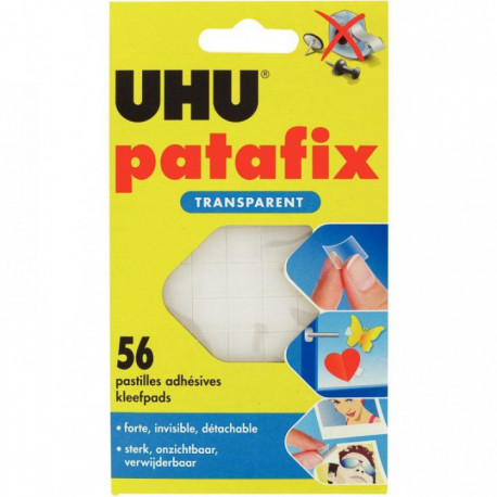 BLISTER 56 PASTILLES PATAFIX TRANSPARENT