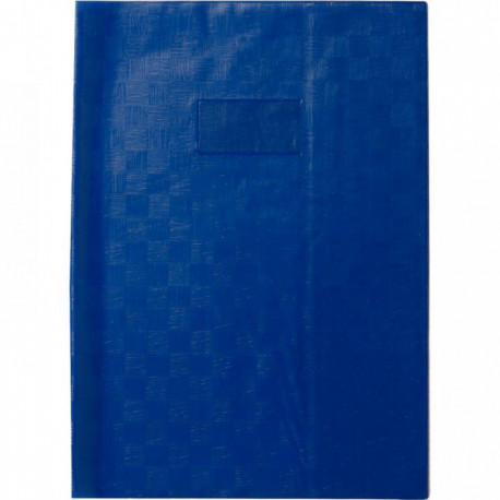 PAQUET DE 10 PROTÈGE-CAHIERS AVEC RABATS ÉPAISSEUR 22/100ÈME 21 X 29,7 CM COLORIS BLEU
