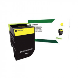 CARTOUCHE A LA MARQUE LEXMARK C242XYO JAUNE, TRÈS HAUTE CAPACITÉ