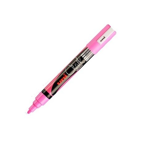 UNIBALL MARQUEUR CRAIE CHALK PWE5M ROSE FLUO