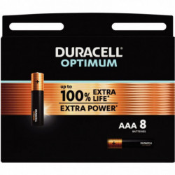 PILES LR03 1.5V ALCALINE OPTIMUM BLISTER DE 8