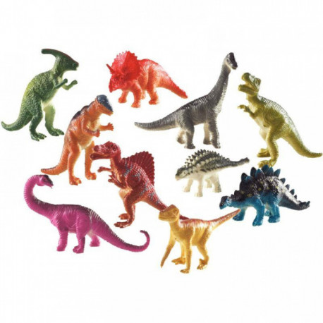 BARIL DE 60 PETITS DINOSAURES