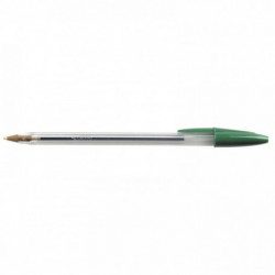 STYLOS BIC CRISTAL BOITE DE 50 POINTE MOYENNE VERT