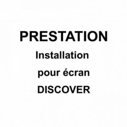 INSTALLATION MURALE ÉCRAN DISCOVER 86 ET 98'
