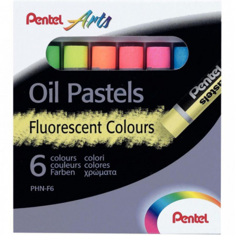 PACK DE 6 PASTELS FLUO