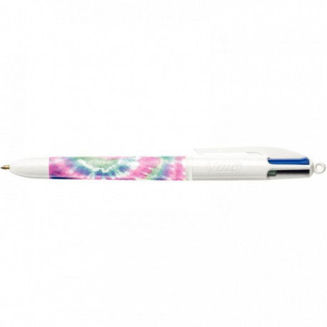 STYLO BILLE 4 COULEURS TIE AND DYE