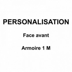 PERSONNALISATION FACE AVANT ARMOIRE 1M