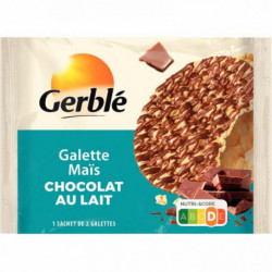 GALETTES GERBLE CHOCOLAT MAÏS LOT DE 56 PAQUETS DE 2 