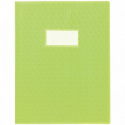 PAQUET DE 30 PROTÈGE-CAHIERS GRAIN 10/100ÈME FORMAT 17 X 22 CM COLORIS VERT CLAIR