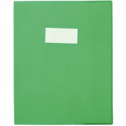 PAQUET DE 30 PROTÈGE-CAHIERS GRAIN 10/100ÈME FORMAT 17 X 22 CM COLORIS VERT