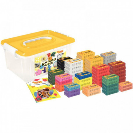 PACK 68X50G PLASTILINA COLORIS ASSORTIS