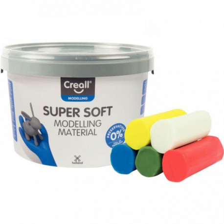 SEAU DE 1.75KG PÂTE A MODELER SUPER SOFT