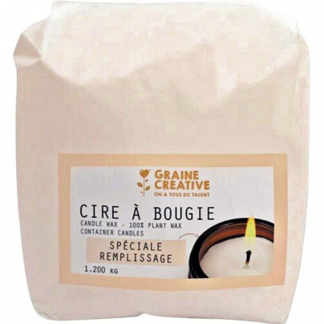 SAC DE 1,2KG DE CIRE À BOUGIE VÉGÉTALE