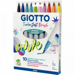 ETUI DE 10 FEUTRES SOFT BRUSH ASSORTIS