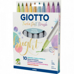 ETUI DE 10 FEUTRES SOFT BRUSH PASTEL