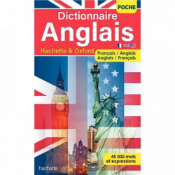 DICTIONNAIRE DE POCHE FRANÇAIS / ANGLAIS HACHETTE