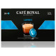 CAFE CAPSULE PADS PRO EN ALU BTE50 P/NESPRESSO PRO CAFE ROYAL LUNGO NOTES DE NOISETTES/CHOCO LEGER GOUT CARAMEL INTENSITE 2/10