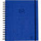 AGENDA JOURNÉE PLANIFIÉE SPIRALÉ COULEURS ASSORTIES 18x22,5cm 12 mois 1J/P