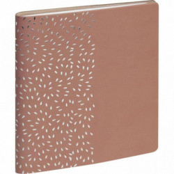 AGENDA SEMAINIER DE BUREAU EUROTIME 18 AMÉLIE ROSE CLAIR 15x17cm 12 mois