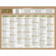 CALENDRIER 7 MOIS SUR CHAQUE FACE NATURA 13,5X17,5CM