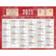 CALENDRIER SEMESTRIEL 13,5X17,5CM 6 MOIS PAR FACE