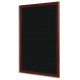 ARDOISE MURALE NOIRE 30X40CM CADRE MERISIER  +2 CRAIES ET FIXATION