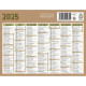 CALENDRIER 7 MOIS SUR CHAQUE FACE NATURA 13,5X17,5CM