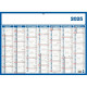 CALENDRIER 7 MOIS SUR CHAQUE FACE 40X55CM SOUPLE