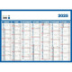 CALENDRIER 7 MOIS SUR CHAQUE FACE 29X39,5CM