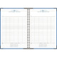 AGENDA TIME 29 SPIRALE BLEU 21x29,7cm 12 mois 1J/P