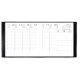 AGENDA SEMAINIER DE BUREAU CLASSIQUE 16 X 16 CM NOIR