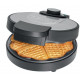 Gauffrier WA 3492, acier inoxydable/noir