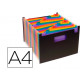 TRIEUR A SOUFFLET 24 POSITIONS PP 7/100E POIGNEE NOIR INTERIEUR MULTICOLORE
