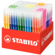 FEUTRE DE COLORIAGE  TRIO A-Z ENCRE LAVABLE POINTE MOYENNE BLOQUEEMAXI CLASSPACK 240 DONT 40 OFFERTS STABILO